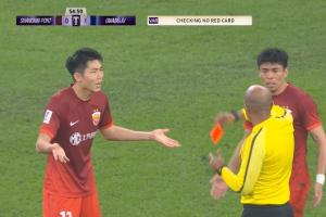 亚足联官方：魏震亚冠染红禁赛3场，罚款2000美元