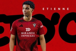 官方：西乙米兰德斯租借签下埃托奥儿子埃蒂安-埃托奥